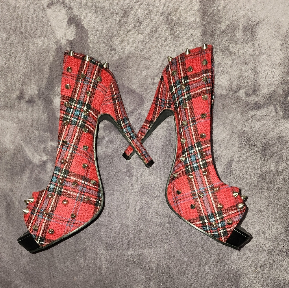 Abbey Dawn by Avril Lavigne WTH Plaid in Red